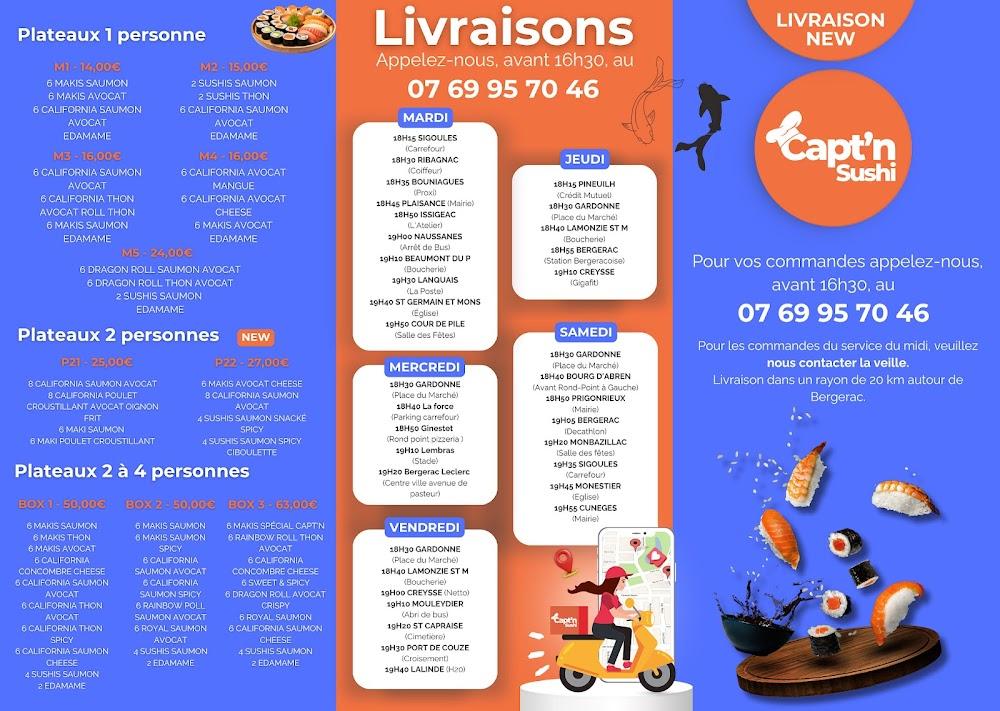 Capt’n Sushi - Menu Image 1