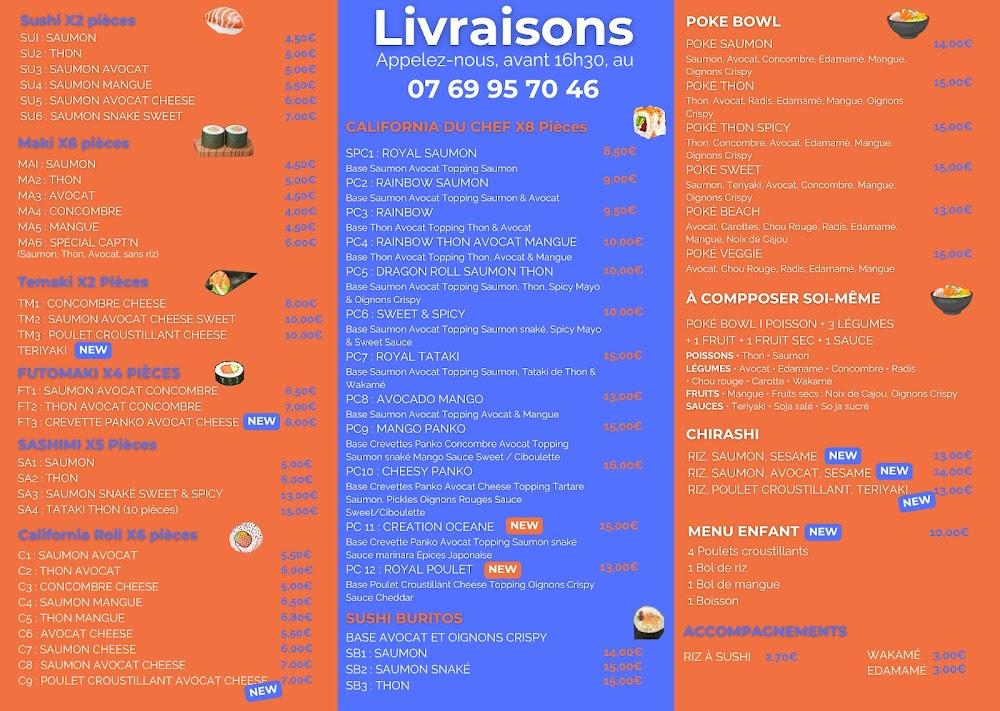 Capt’n Sushi - Menu Image 2