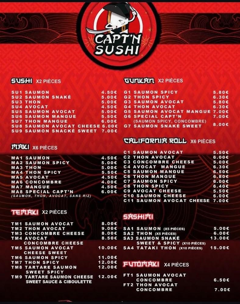 Capt’n Sushi - Menu Image 3